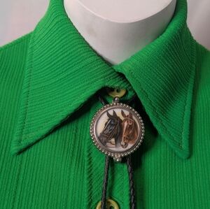 Vintage Horse Equestrian Bolo Tie